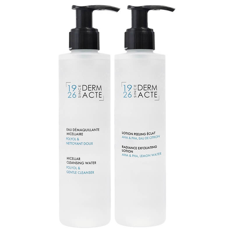 Derm Acte Derm Acte White Set ZESTAW Micelarny płyn 200 ml + Tonik złuszczający 200 ml