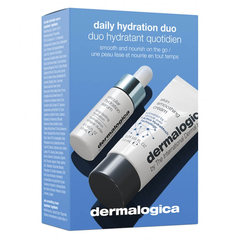 Dermalogica Daily Hydration Duo ZESTAW Długotrwale nawilżające serum 3 ml + Krem odżywczy do skóry normalnej i suchej 7 ml