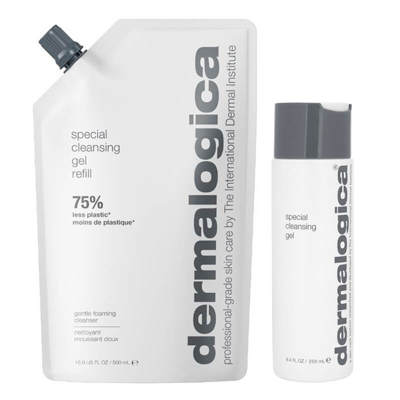 Dermalogica Special Cleansing Gel + Refill ZESTAW Żel do mycia twarzy 250 ml + Uzupełnienie 500 ml