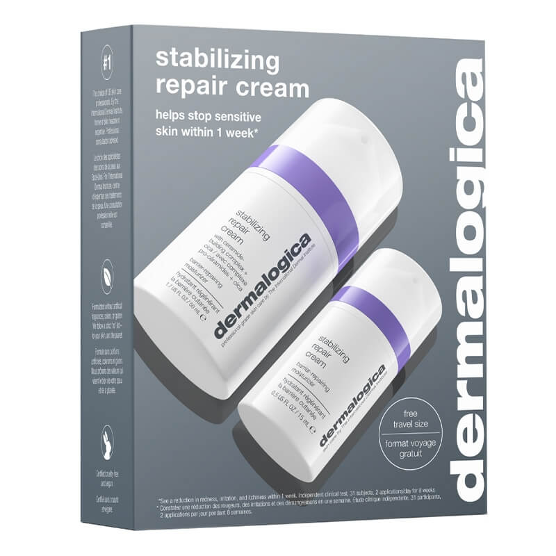 Dermalogica Stabilizing Repair Cream Pack ZESTAW Ultrakojący krem do twarzy 50 ml + Ultrakojący krem do twarzy 15 ml