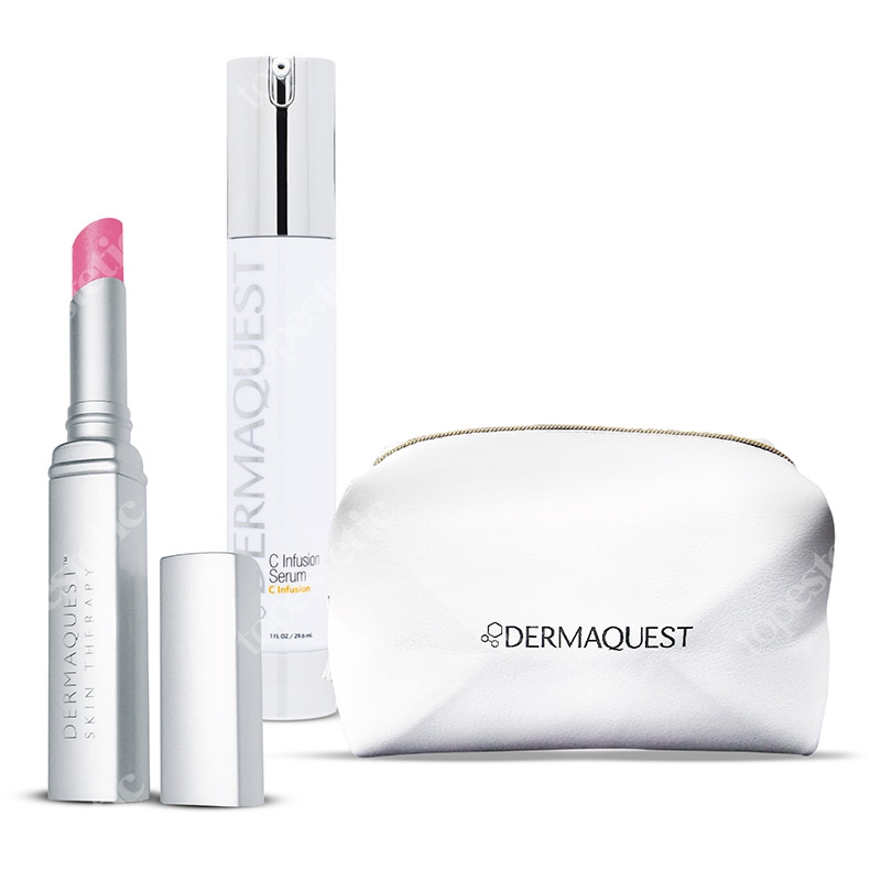 Dermaquest C Infusion + Cosmic Lipstic ZESTAW Serum 30 ml + Pomadka w kolorze naturalnego różu 1 szt.