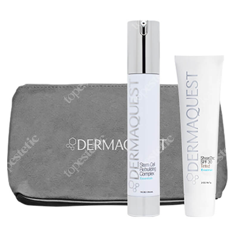 Dermaquest Odnowa Skóry ZESTAW Serum ujędrniające i nawilżające 30 ml + Terapeutyczny krem BB z cynkiem SPF30 30 ml + Kosmetyczka