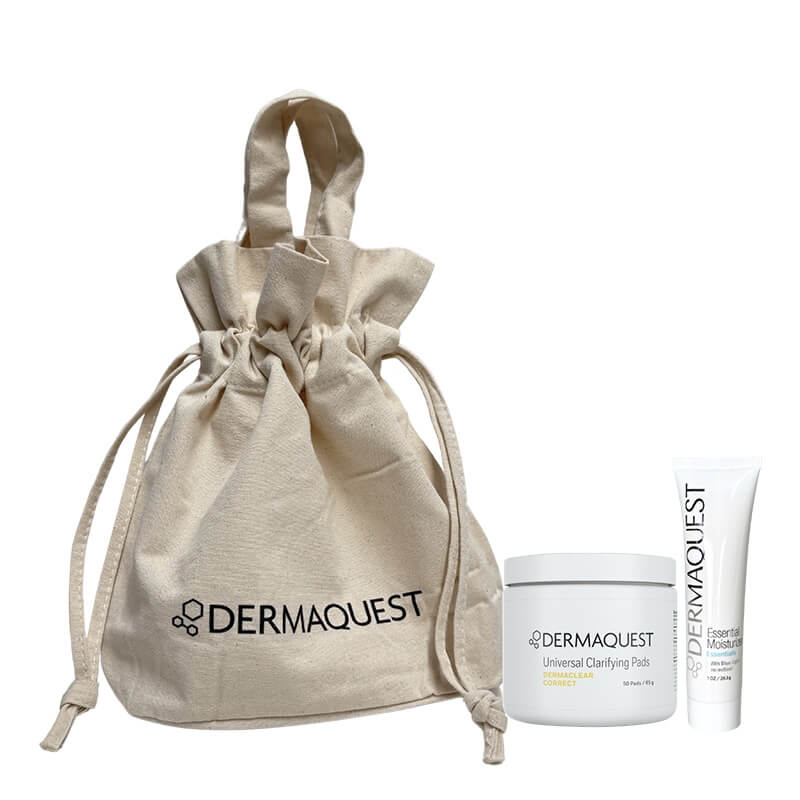 Dermaquest Perfect Skin Duo ZESTAW Seboregulujący domowy peeling chemiczny 50 pads / 85 g + Kojący krem nawilżająco-odżywczy 30 g