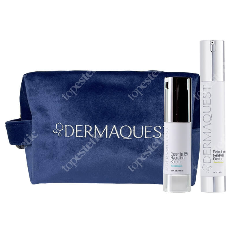 Dermaquest Sensitive Booster ZESTAW Przeciwstarzeniowy krem do skóry naczynkowej, z rumieniem i trądzikiem różowatym 29,6 ml + Serum silnie wygładzające 15 ml