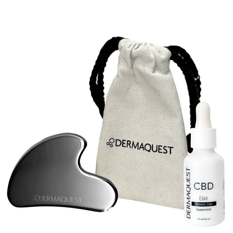 Dermaquest Slow Aging Set ZESTAW Substancja o szerokim wachlarzu terapeutycznym 30 ml + Chłodzący masażer ze stali nierdzewnej 1 szt
