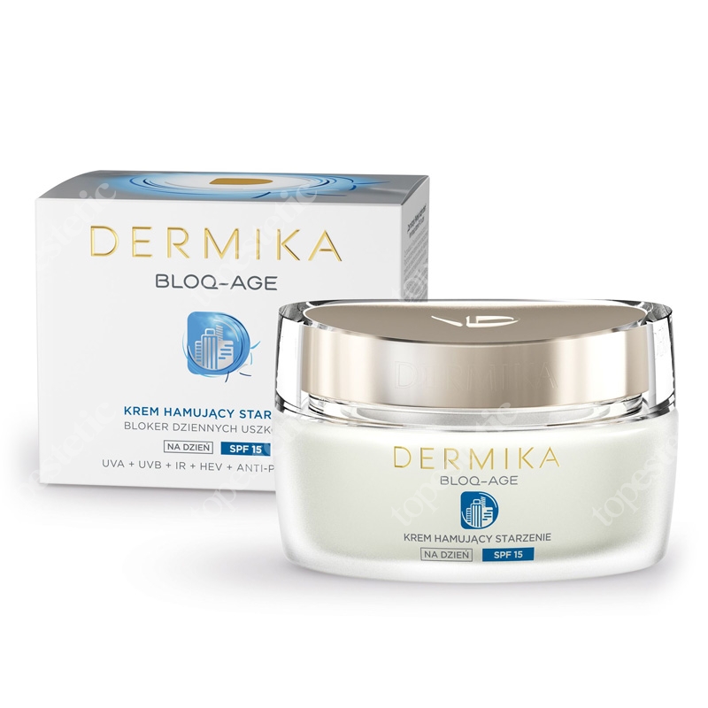 Dermika Krem Hamujący Starzenie Bloker dziennych uszkodzeń 50 ml