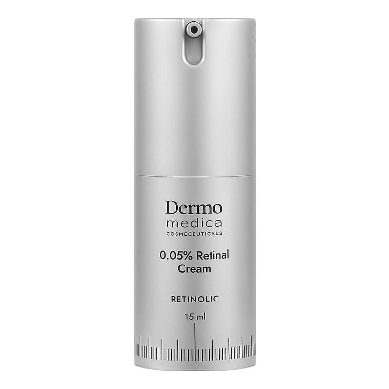 Dermomedica 0.05% Retinal Cream Krem z retinalem w hydroksysomach, bakuchiolem, kwasem traneksamowym i niacynamidem 15 ml