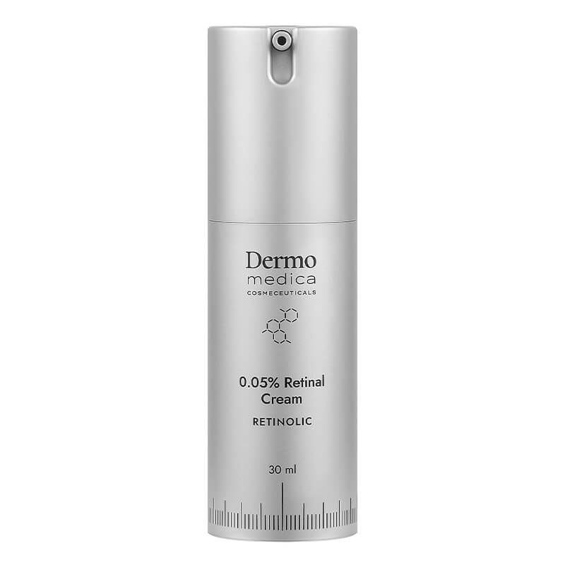 Dermomedica 0.05% Retinal Cream Krem z retinalem w postaci aktywnej, bakuchiolem i niacynamidem 30 ml