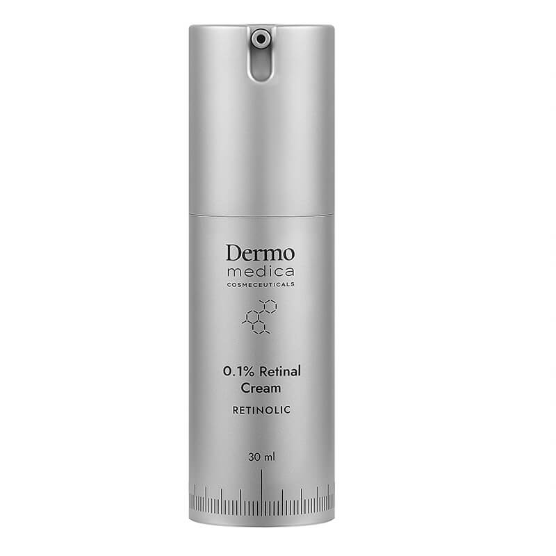 Dermomedica 0.1% Retinal Cream Krem z retinalem, bakuchiolem, niacynamidem i resweratrolem 30 ml