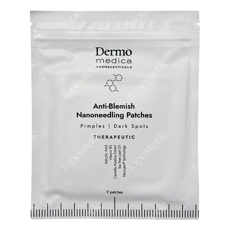 Dermomedica Anti - Blemish Nanoneedling Patches Aktywne płatki nanoigłowe o działaniu przeciwtrądzikowym, przeciwzapalnym i rozjaśniającym 1 szt