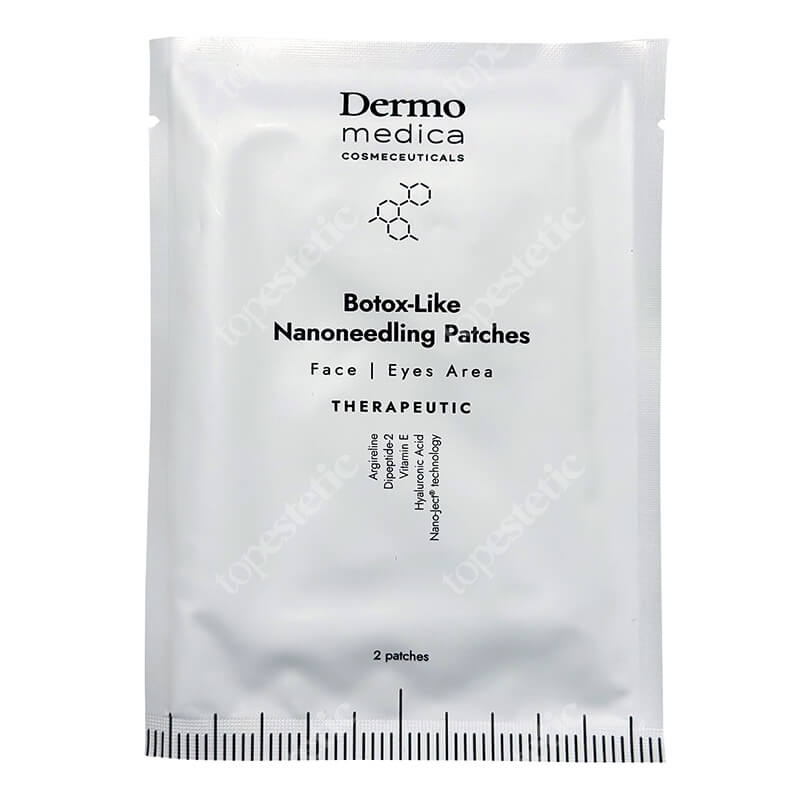 Dermomedica Botox - Like Nanoneedling Patches Mikrorelaksacyjne płatki nanoigłowe o działaniu przeciwzmarszczkowym, napinającym i nawilżającym 1 szt