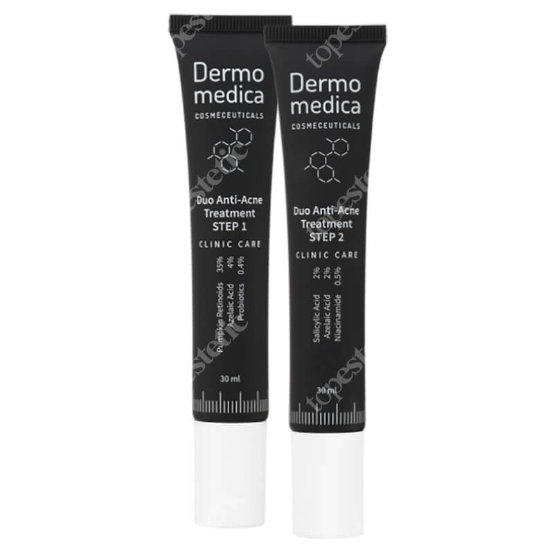 Dermomedica Duo Anti-Acne Treatment Podwójna kuracja dla skóry z zaawansowanymi i opornymi zmianami trądzikowymi 2 x 30 ml