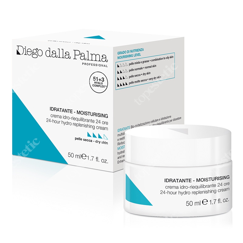 Diego dalla Palma 24 Hour Hydro Replenishing Cream Krem nawadniający 50 ml