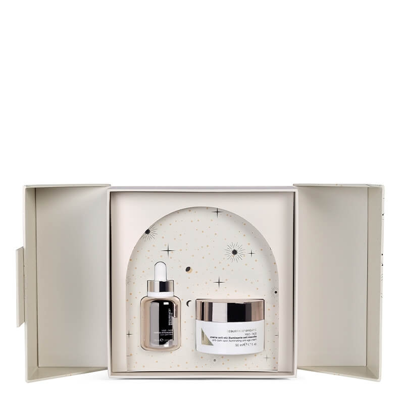 Diego dalla Palma Bright C – Radiance SET ZESTAW Przeciwstarzeniowy krem na przebarwienia 50 ml + Serum wyrównujące i rozświetlające 30 ml