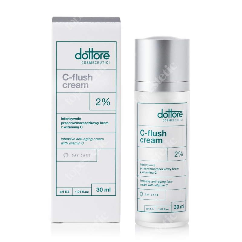 Dottore C flush Cream 2 % Intensywnie przeciwzmarszczkowy krem z witaminą C 30 ml