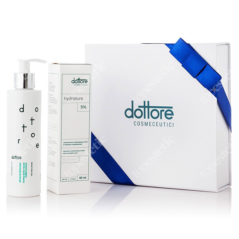 Dottore Kuracja oczyszczająca - niebieski ZESTAW Hydratore 50 ml + Sensitore gel 200 ml