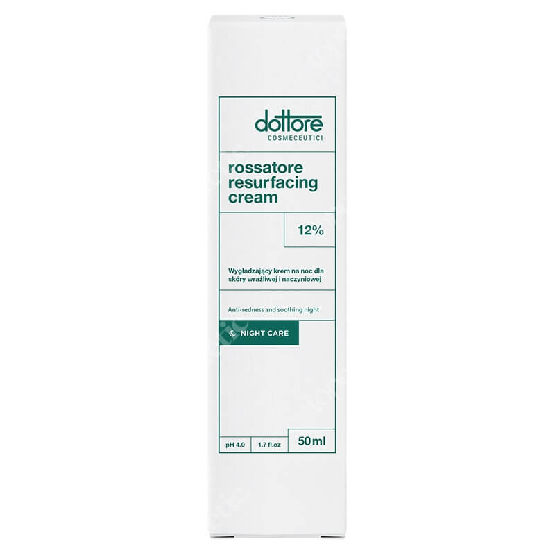 Dottore Rossatore Resurfacing Cream Wygładzający krem na noc do cery naczyniowej i wrażliwej 50 ml
