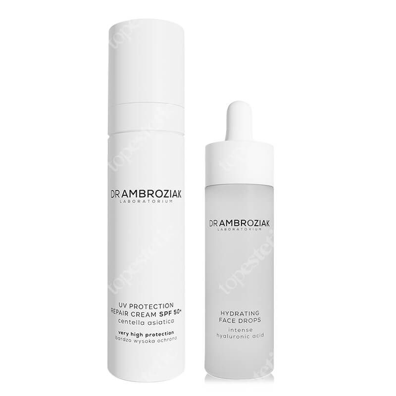 Dr Ambroziak Hydrating + Repair ZESTAW Serum 30 ml + Krem SPF 50 50 ml