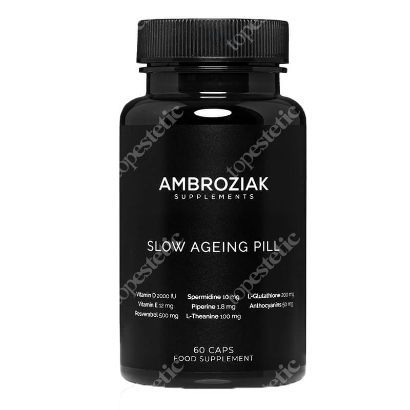 Dr Ambroziak Slow Ageing Pill Suplement diety spowalniający procesy starzenia 60 kaps