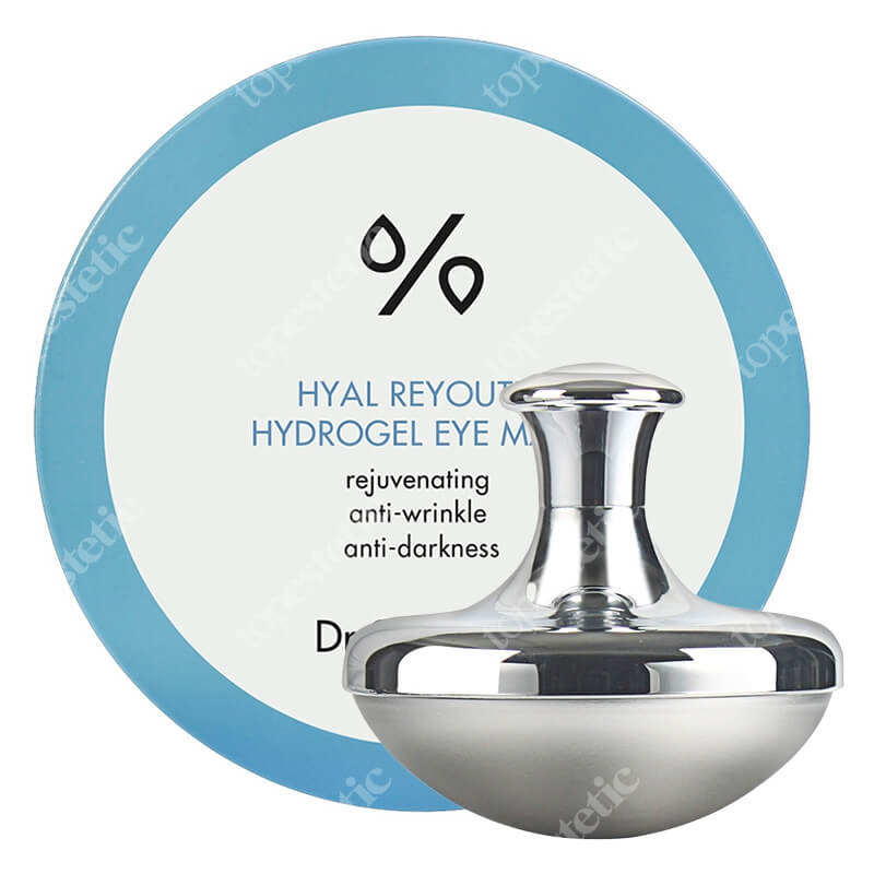 Dr Ceuracle Hydrogel Eye Mask + Cryo Cooler ZESTAW Głęboko nawilżające płatki pod oczy 60 szt + Masażer do twarzy 1 szt