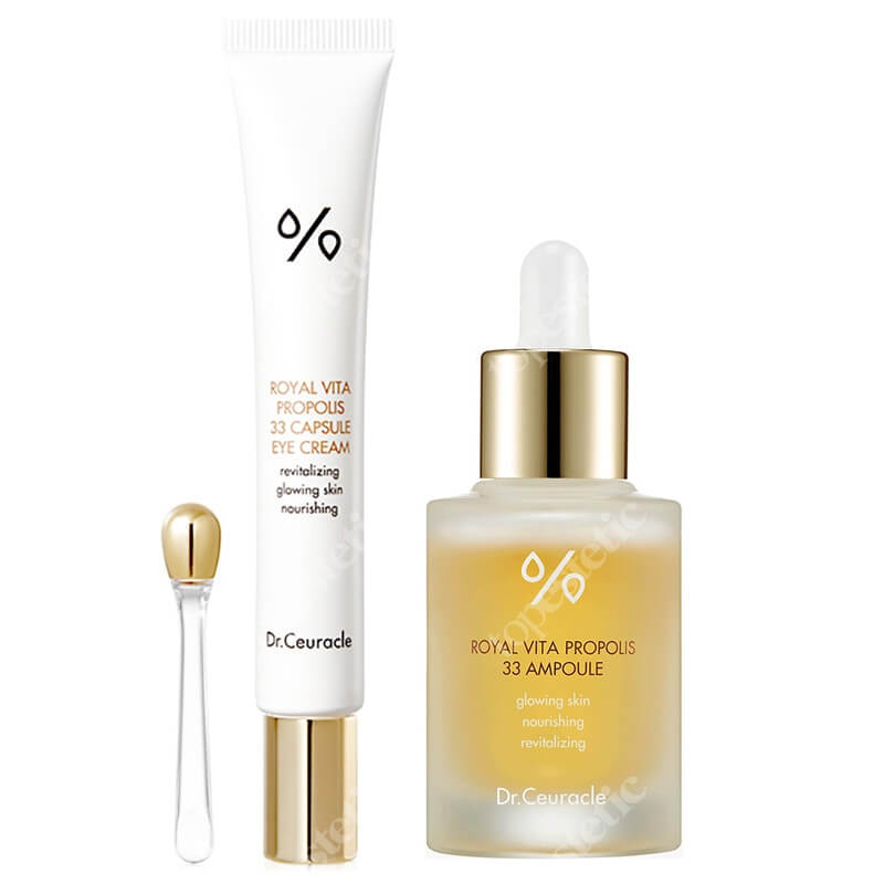 Dr Ceuracle Royal Vita Propolis Set ZESTAW Ampułka 30 ml + Krem pod oczy 20 ml