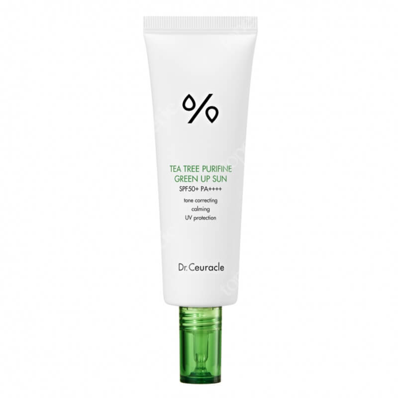 Dr Ceuracle Tea Tree Purifine Green Up Sun SPF 50+ Nawilżający krem przeciwsłoneczny 50 ml