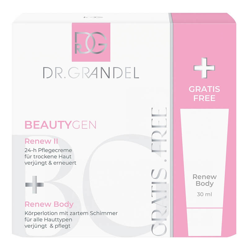 Dr Grandel BeautyGen ZESTAW Krem odmładzający z ekstraktem ze śnieżnej algi i peptydami 50 ml + Krem odmładzający do ciała z ekstraktem ze śnieżnej algi 30 ml