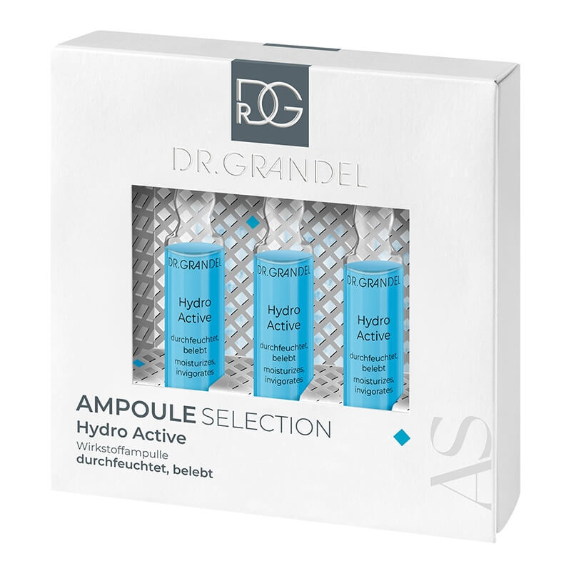 Dr Grandel Hydro Active Ampułka nawilżająco-rewitalizująca, zawiera kofeinę 3x3 ml