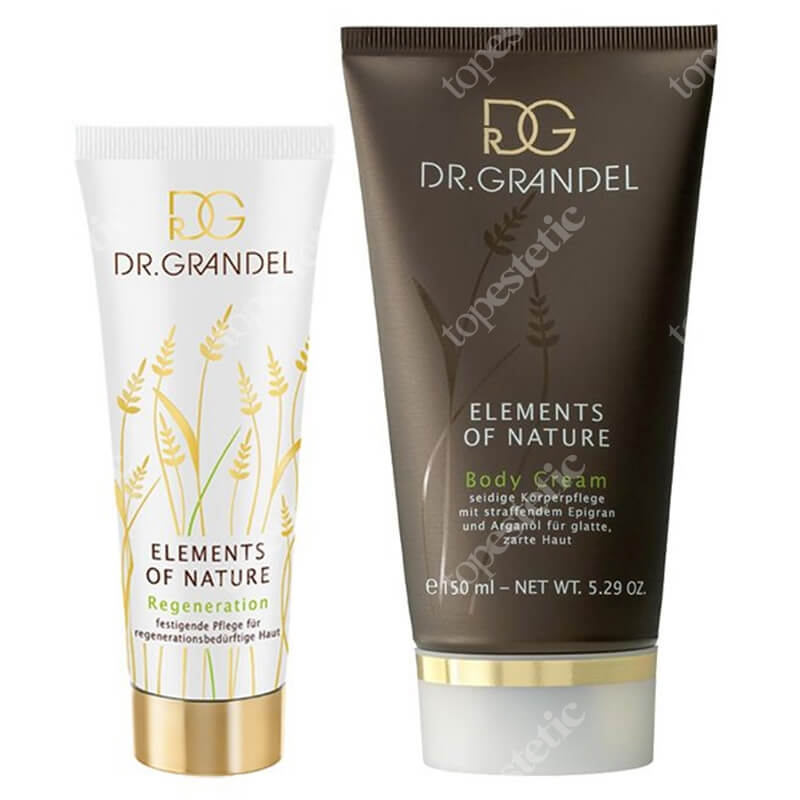 Dr Grandel Naturalna Regeneracja Twarzy I Ciała ZESTAW Krem nawilżająco-ujędrniający do ciała 150 ml + Krem regenerujący dla skóry wymagającej, 24h, 75 ml