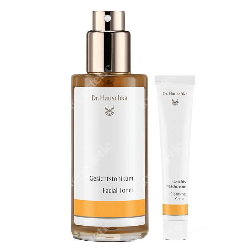 Dr Hauschka Fresh And Clean Set ZESTAW Krem do mycia twarzy 50 ml + Tonik odświeżający 100 ml