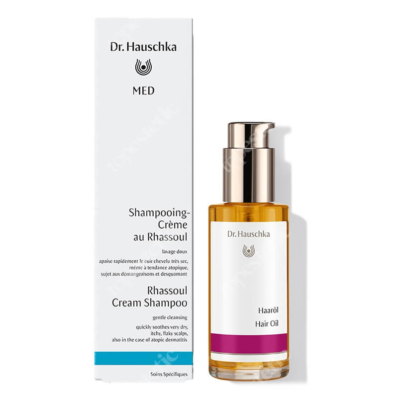 Dr Hauschka Hair Care ZESTAW Szampon 150 ml + Regulujący Olejek do włosów i skóry głowy 75 ml