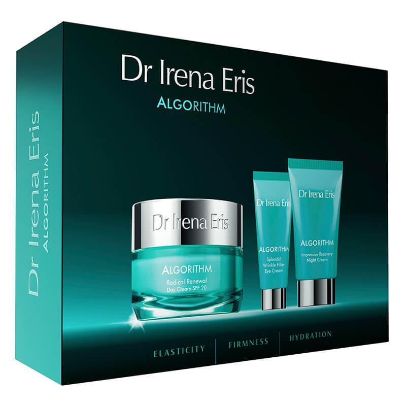 Dr Irena Eris Algorithm 2025 ZESTAW Krem na dzień SPF 20 50 ml + Krem na noc 30 ml + Krem pod oczy 11 ml