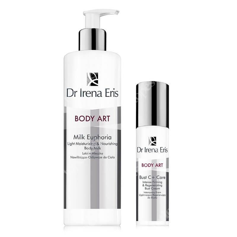 Dr Irena Eris Body Art ZESTAW Mleczko do ciała 400 ml + Krem ujędrniająco-regenerujący do biustu 100 ml
