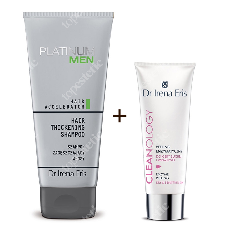 Dr Irena Eris Enzyme Peeling - Hair Accelerator ZESTAW Peeling enzymatyczny 75 ml + Szampon zagęszczający 200 ml