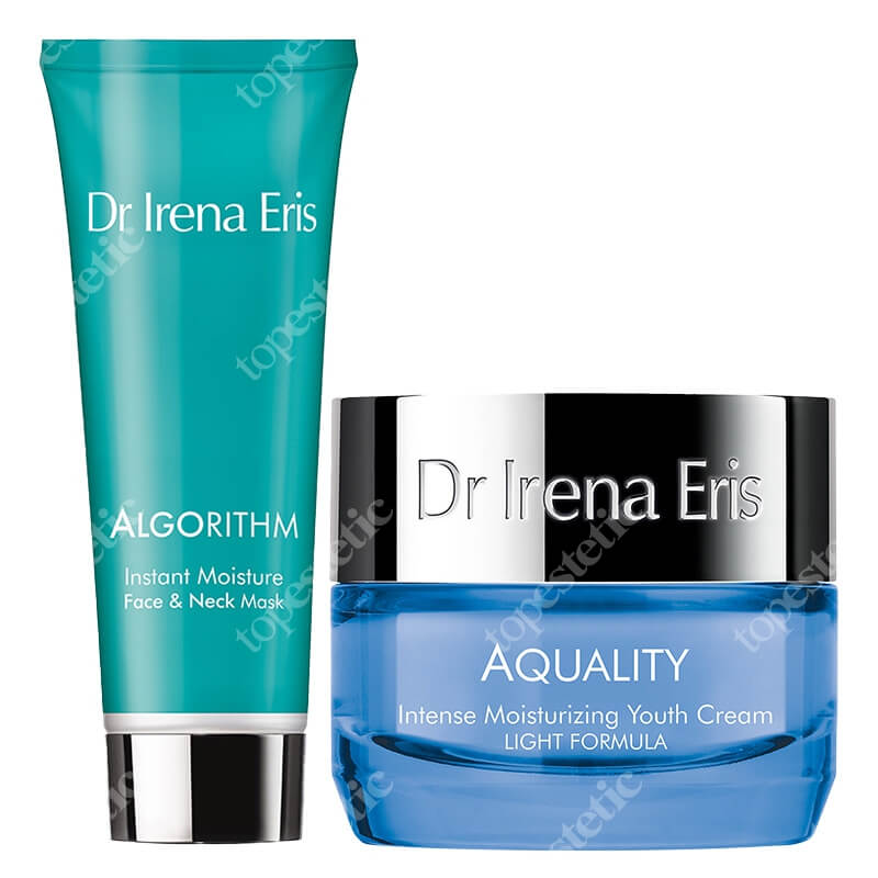 Dr Irena Eris Intense Moisturizing Set ZESTAW Maska głęboko nawilżająca 75 ml + Odmładzajacy i nawilżający krem 50 ml