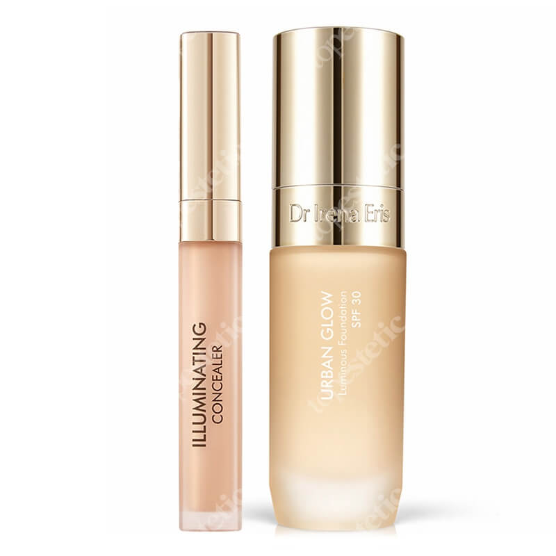 Dr Irena Eris Luminous Set I ZESTAW Podkład rozświetlający (kolor 025 Neutral ) 30 ml + Korektor rozświetlający (kolor No. 2 Nude) 5 ml