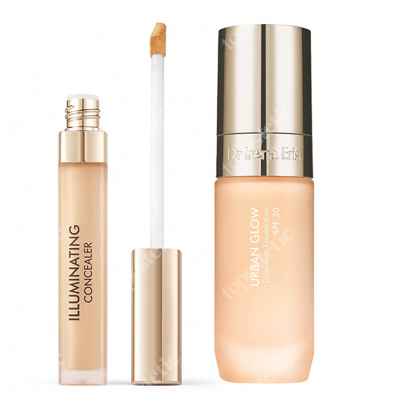 Dr Irena Eris Luminous Set II ZESTAW Podkład rozświetlający (kolor 020W Light Beige) 30 ml + Korektor rozświetlający (kolor No. 1 Light) 5 ml