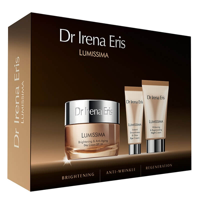 Dr Irena Eris Lumissima 2025 ZESTAW Krem na dzień 50 ml + Krem na noc 30 ml + Krem pod oczy 11 ml