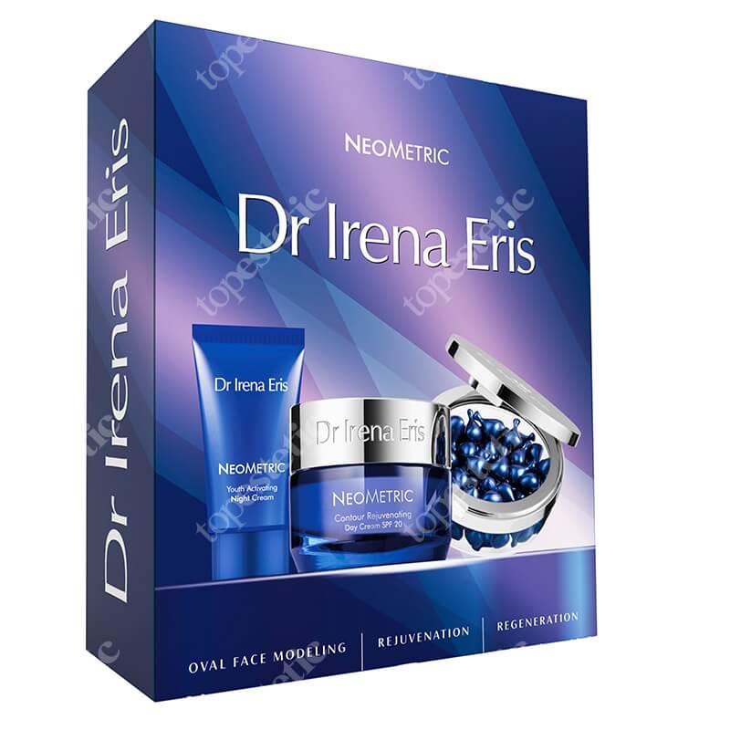 Dr Irena Eris Neometric 2024 ZESTAW Krem na dzień 50 ml + Krem na noc 30 ml + Kapsułki na okolicę oczu i ust 45 szt.