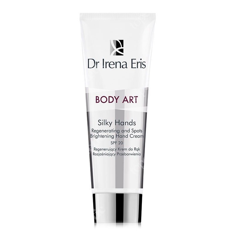 Dr Irena Eris Silky Hands - Regenerating And Spots Brightening Hand Cream SPF20 Regenerujący krem do rąk rozjaśniający przebarwienia 75 ml