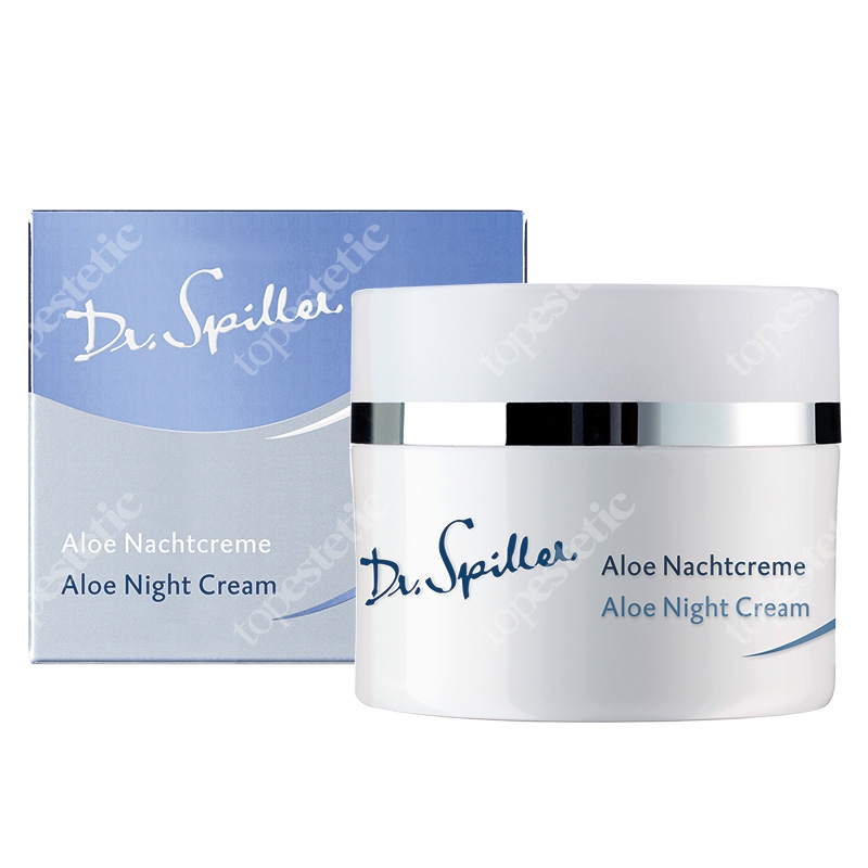 Dr Spiller Aloe Night Cream Odżywczy krem na bazie aloesu, jedwabiu, elastyny, kolagenu oraz witaminy C i E 50 ml