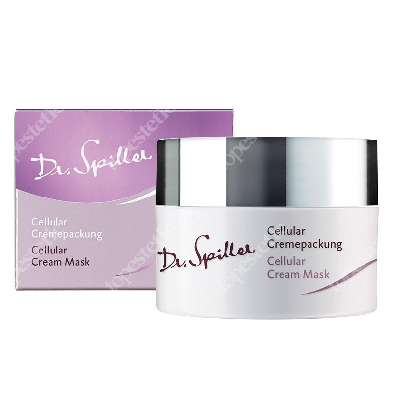 Dr Spiller Cellular Cream Mask Kremowa maska na bazie ekstraktu z jabłek, z orzechów włoskich, alg, oleju pestek winogron 50 ml