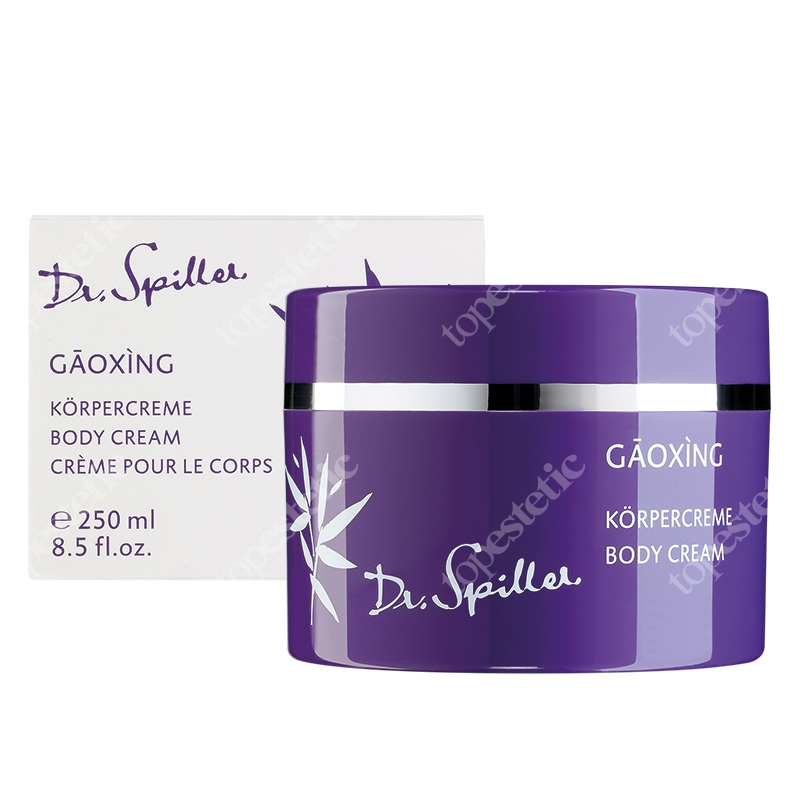 Dr Spiller Gaoxing Body Cream Krem do pielęgnacji skóry ciała zawiera masło Shea, olej z pachnotki, ekstrakt z jaśminu lekarskiego 250 ml