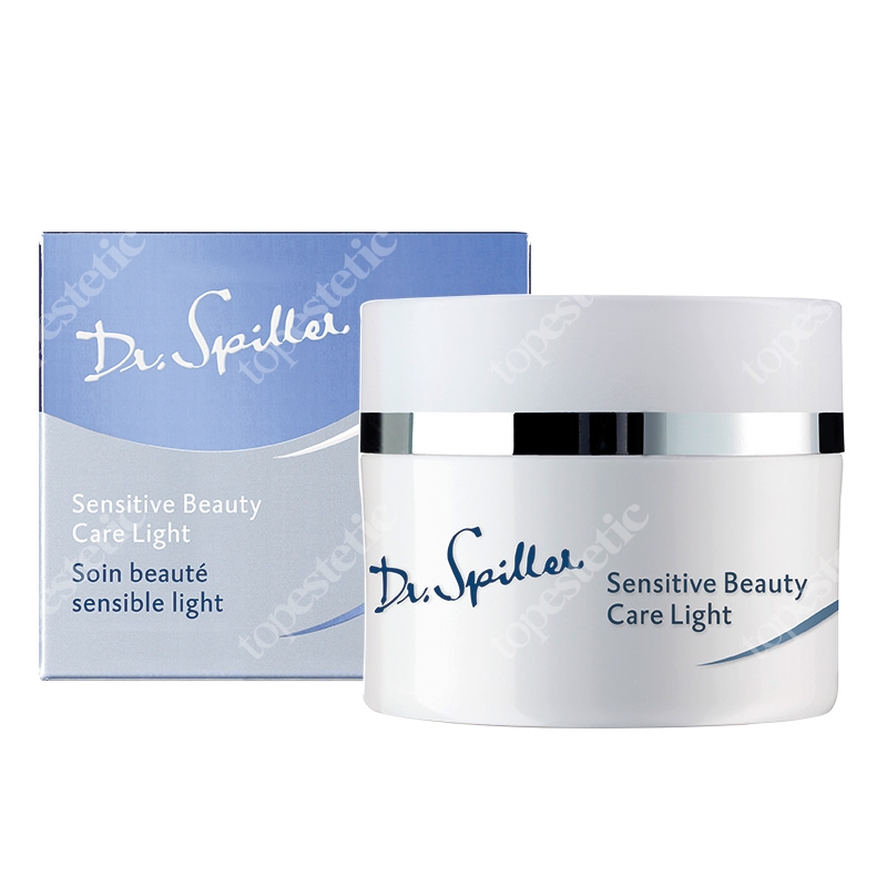 Dr Spiller Sensitive Beauty Care Light Łagodzący krem na bazie oleju z pestek winogron, awokado, ekstraktem z arniki i nagietka oraz witaminą E, 50 ml