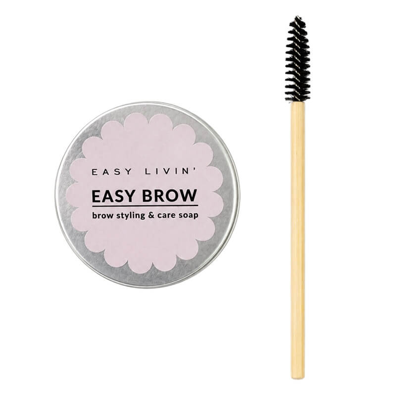 Easy Livin Easy Brow Naturalne mydełko do stylizacji brwi ze szczoteczką 24 g