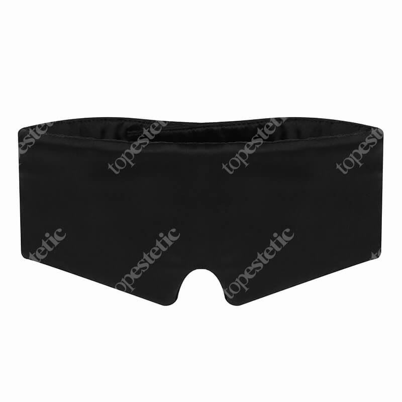 Easy Livin Maska na Oczy PREMIUM 100% jedwab i jony srebra - kolor czarny (rozmiar S) 1 szt
