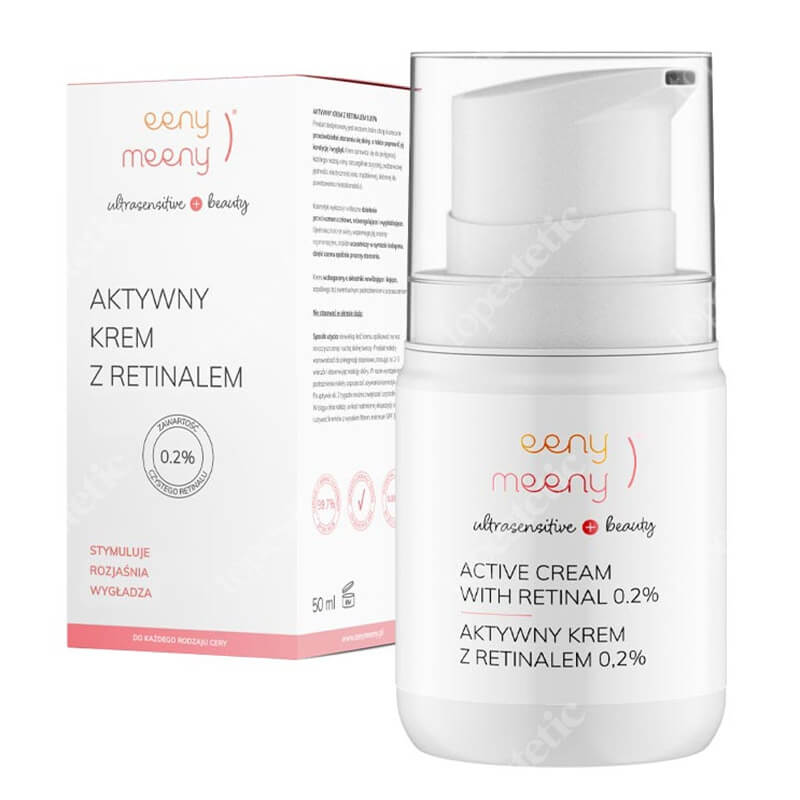 Eeny meeny Aktywny Krem z Retinalem 0,2 % Przeciwzmarszczkowy, seboregulujący i wygładzający 50 ml