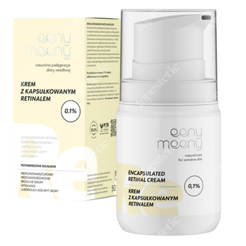 Eeny meeny Krem z Kapsułkowym Retinalem 0,1% Naturalna pielęgnacja skóry wrażliwej 50 ml