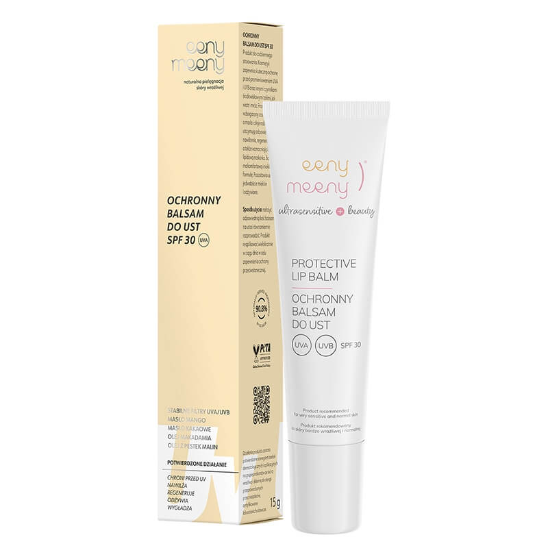 Eeny meeny Ochronny Balsam do Ust UVA, UVB SPF 30 Chroni, nawilża, regeneruje 15g
