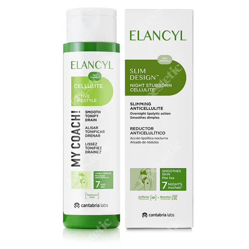 Elancyl Slim and Firm Body ZESTAW Innowacyjny produkt wyszczuplający, do stosowania na noc 200 ml + Intensywna kuracja antycellulitowa 200 ml